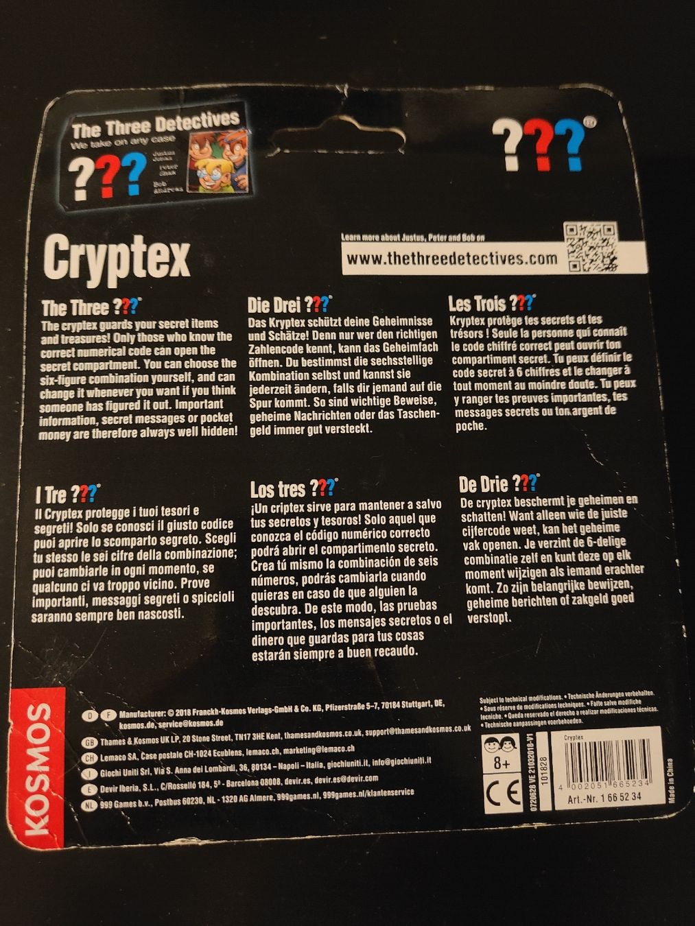 Spielzeuge: Tresor, Cryptex, Detektivausweise – Gebraucht aus Zufikon von Xelvia 4