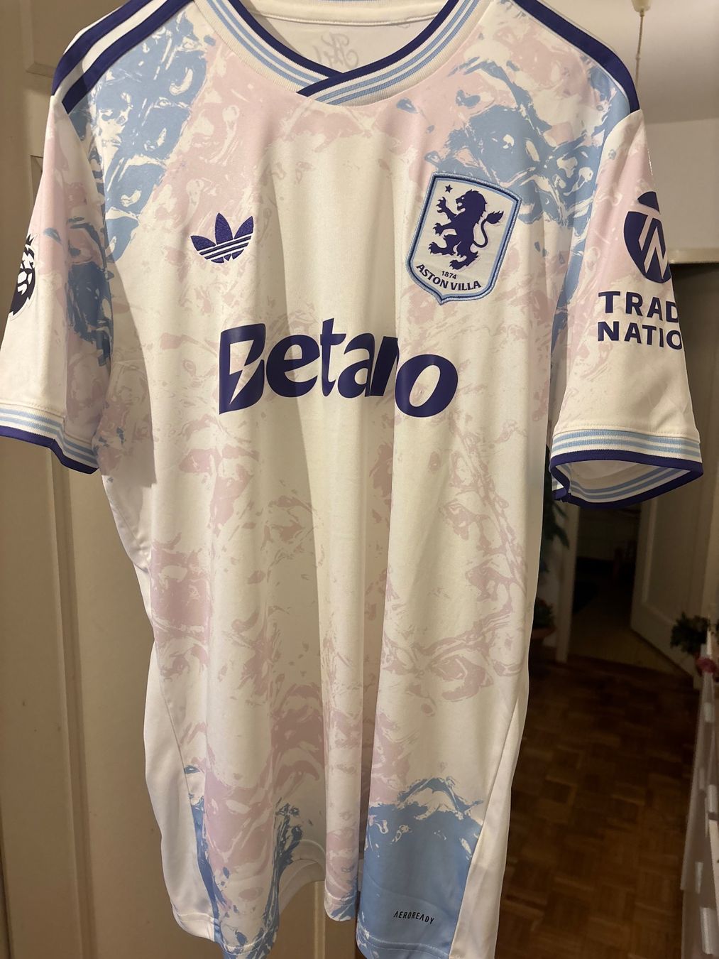 Adidas Canottiere & Pantaloni: Aston Villa Third 25/26 Orignal Size L Patch Premier League – Usato da Genève venduto da Abdi27