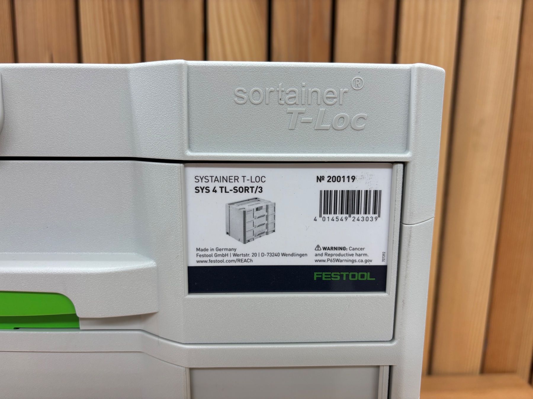 Festool Tutti gli attrezzi: FESTOOL Systainer SYS 4 TL-SORT/3 Schubladen Neuwertig – Nuovo (secondo la descrizione) da Winterthur venduto da ReUse_Baumarkt 1