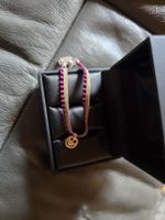 Smiley Armband Stoffarmband Glücksbringer Top Zustand!