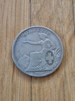 2 Franken 1860 - sitzende Helvetia - selten!