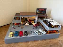 Cars & Coffee Diorama 1:64,  ohne Modellautos
