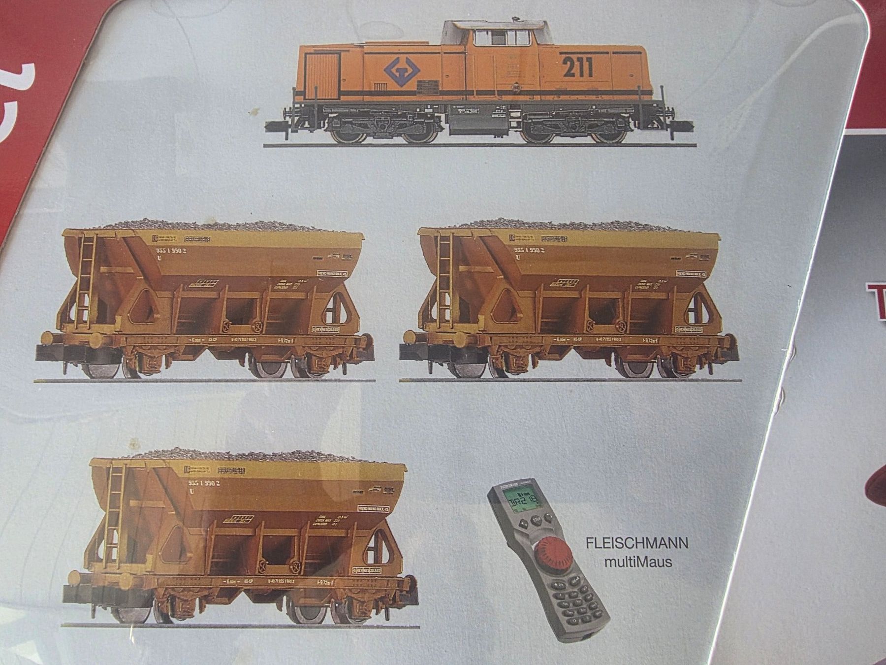 Fleischmann Modellini di ferrovie: Digitales N-Startset mit DB Güterzug, Diesellok, MultiMaus – Nuovo (secondo la descrizione) da Seuzach venduto da Loeckeli01 1