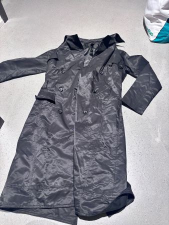 Zara Basic, schwarzer Übergangsmantel, Grösse S, Top!