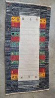 Handgeknüpfter Gabbeh Teppich 70x140 cm Wolle