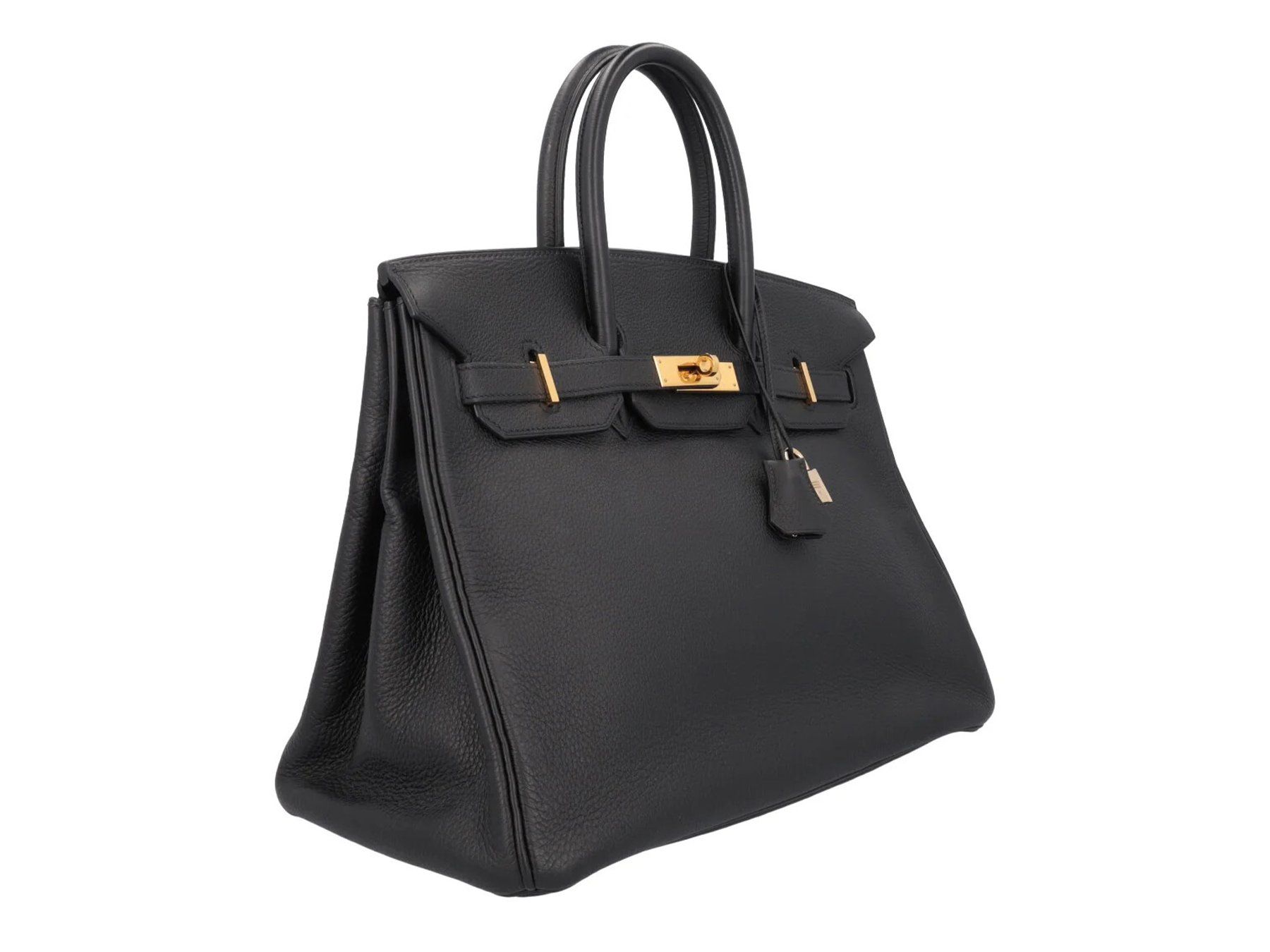 Hermès Borse da donna: HERMÈS | Birkin 35, Noir Clemence, Gold Hardware - 2001 – Usato da Zumikon venduto da Pauls_Collection 1