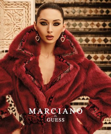 Stunning Marciano faux fur coat, size M, new with tags