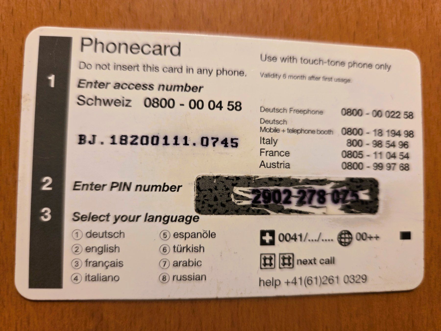 Schede telefoniche: PREPAID - SCHWEIZ – Usato da Brüttisellen venduto da Nighttrain 1