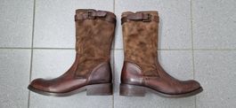 Diesel Lederstiefel Used-Look braun - Gr. 41 - NP: CHF 500.-