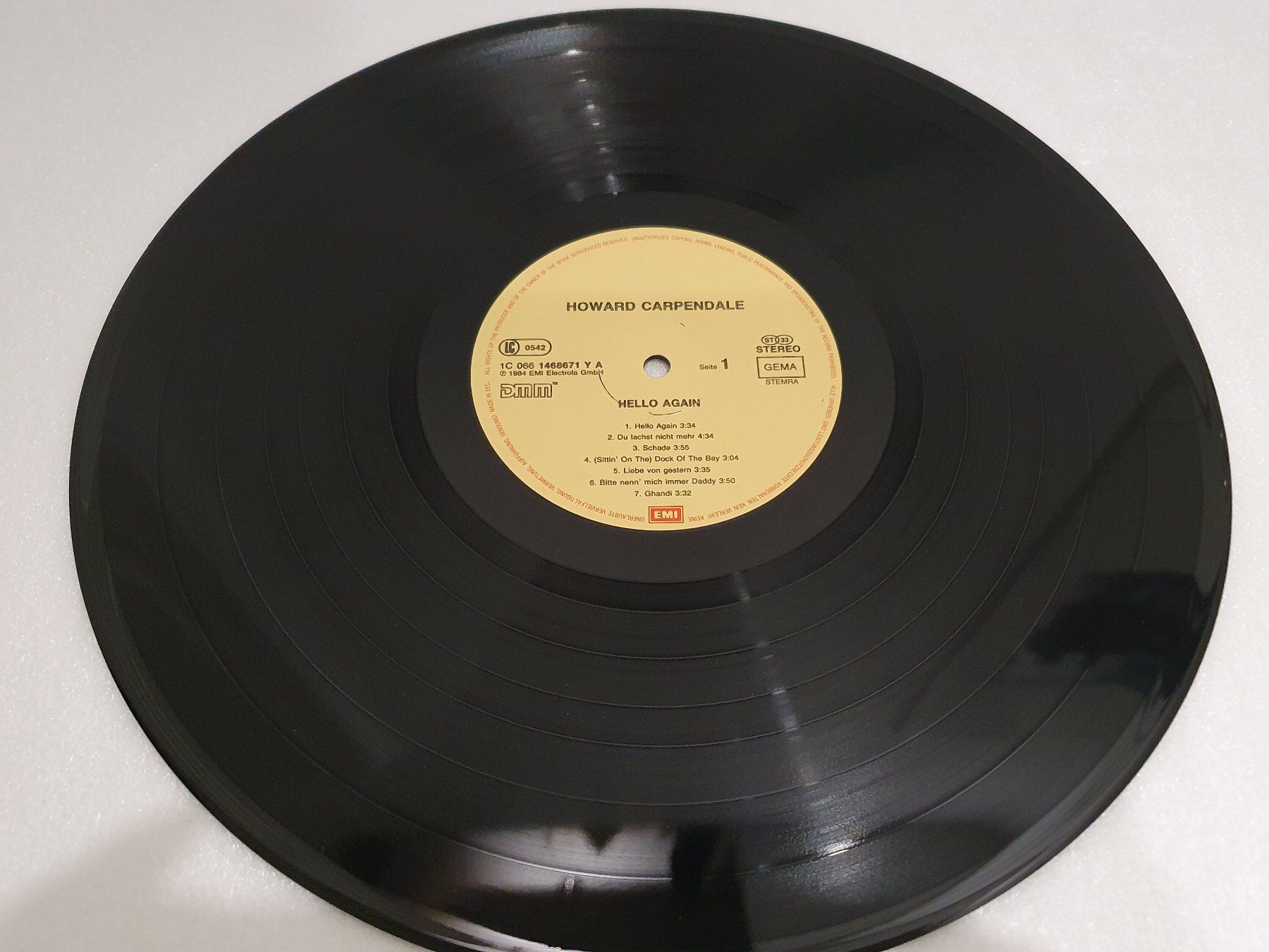 Schallplatten: Howard Carpendale – Hello Again – Gebraucht aus Uster von Vinyl-Leidenschaft 4