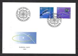 Europa CEPT 1991, Ersttagsbrief
