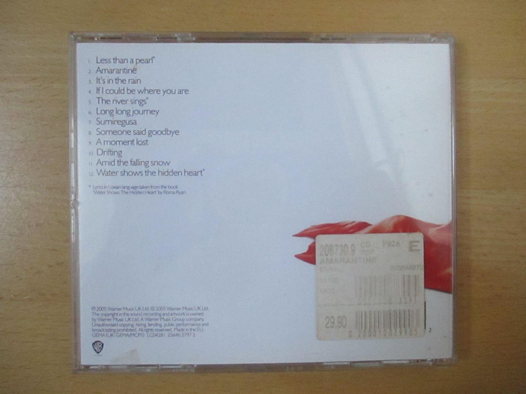CD: Enya - Amarantine – Usato da Birsfelden venduto da myshop 1