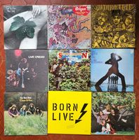 Jethro Tull Cream Ten Years After 9 LPs Rock Prog Vinyl Lot
