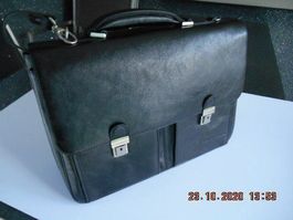 Hochwertige WARREN & PARKER Aktentasche Echt Leder NEU