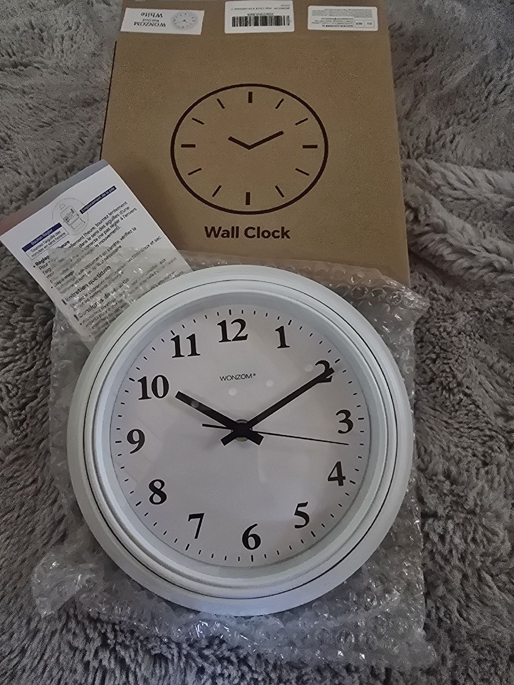 Orologi: Wonzom Wanduhr Weiss  – Nuovo (secondo la descrizione) da Niederglatt ZH venduto da Saenischneider