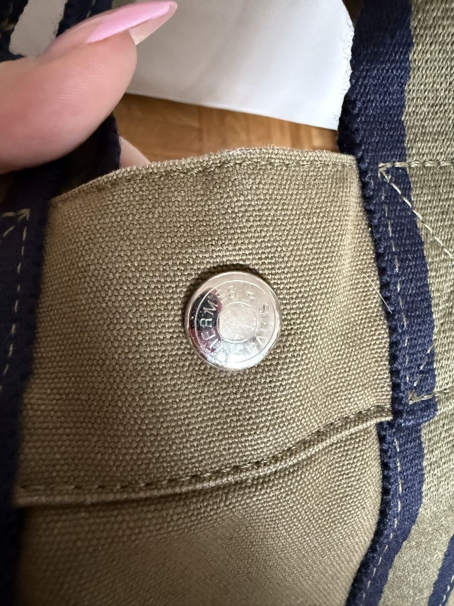 Hermès Borse: Hermes Fourre Tout Canvas Bag – Usato da Zürich venduto da sawe96 7