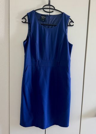 Etuikleid Royalblau – Gr. M, mit Taschen 