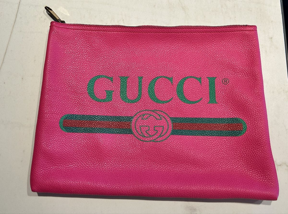 Gucci Borse: Gucci Pinke Leder Clutch Tasche – Nuovo (secondo la descrizione) da Arbon venduto da A.Bo104