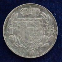 1 Franken Silbermünze 1924