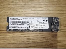 SanDisk M2-SATA SSD | 512 GB Kapazität
