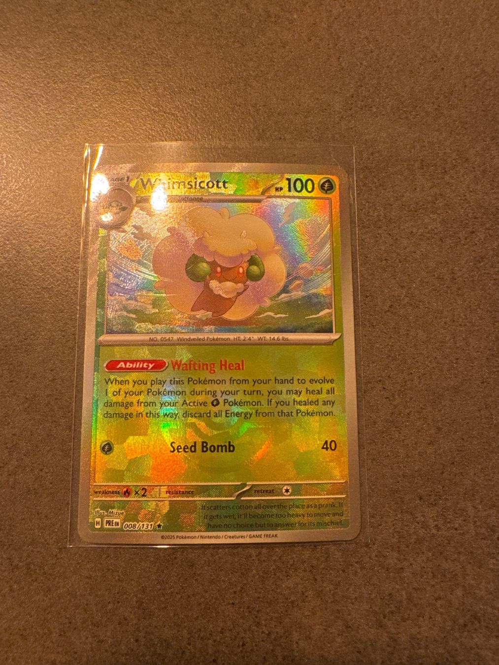 Pokémon Sammelbilder & Trading cards: Whimsicott Pokeball 008/131 Prismatic Evolutions – Neu (gemäss Beschreibung) aus Winterthur von Fischinho