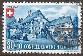 Briefmarken Schweiz 1945 P.P Mi 463 Z B29