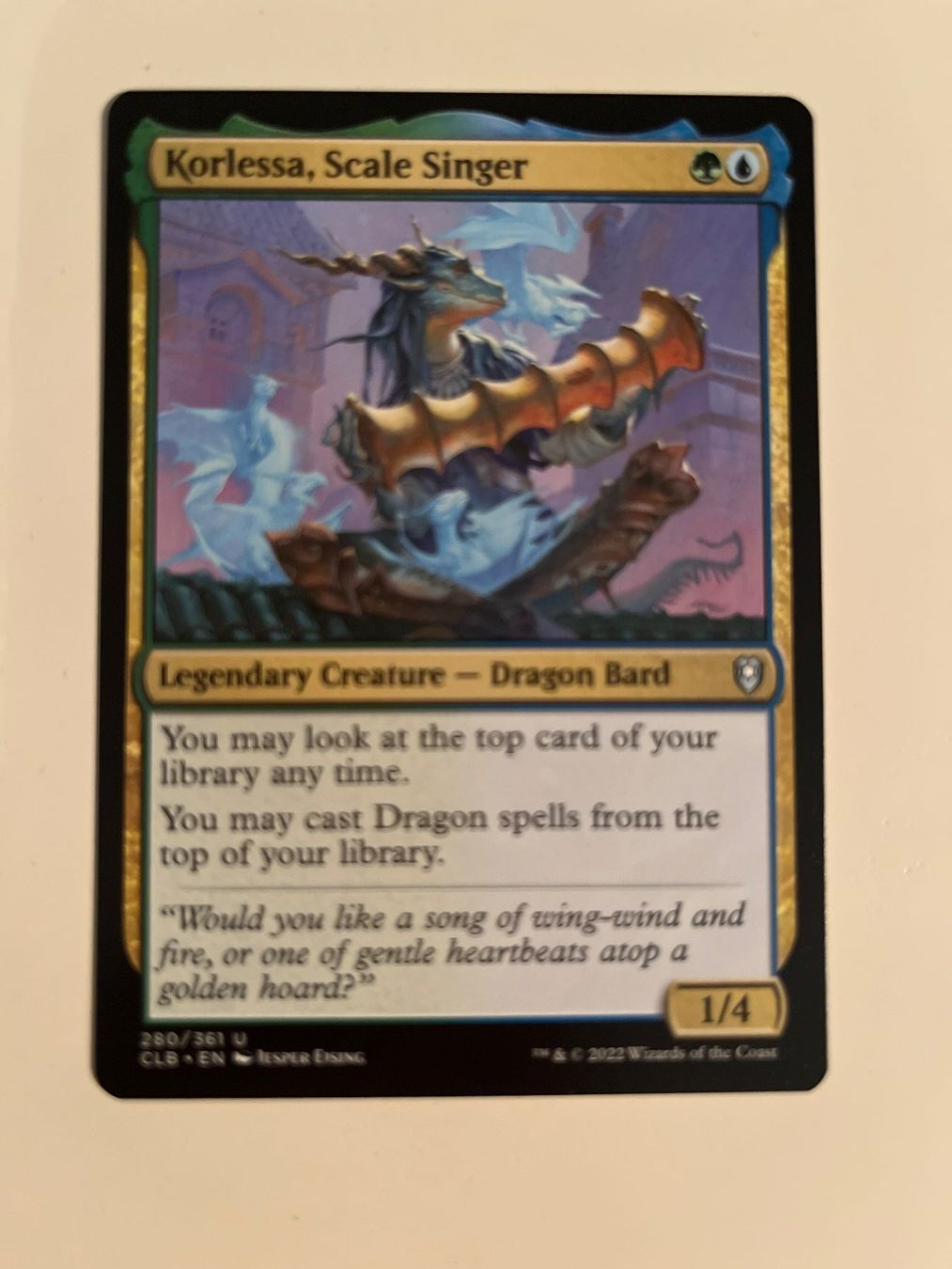1 x Korlessa, Scale Singer - Magic: The Gathering - MtG (Gebraucht) in ...