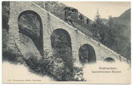 LAUTERBRUNNEN-MÜRREN Drahtseilbahn