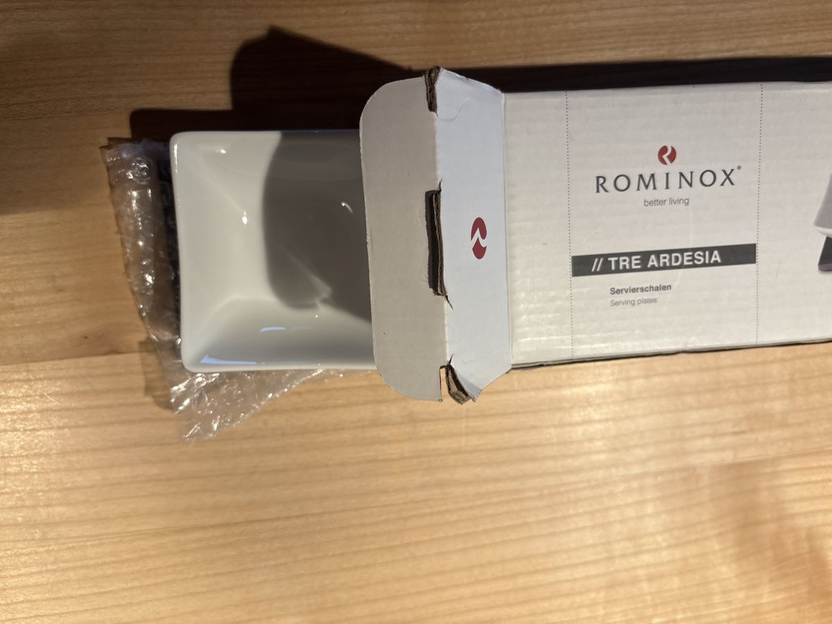 Set di piatti: Rominox // TRE ARDESIA Servierschalen – Nuovo e nell'imballaggio originale da Knonau venduto da ReMaaaan 4