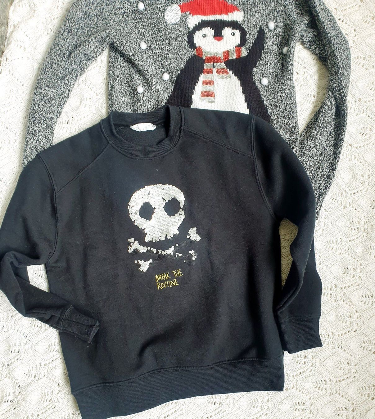 Pulls et sweat-shirts: 2 PULLOVER im SET  PULLI GIRL 140 STRICKPULLOVER Strickware – D'occasion à Elsau par the-colorful-side 4