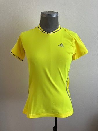 T-shirt Adidas Jaune Fluo, idéal pour le sport - Taille S