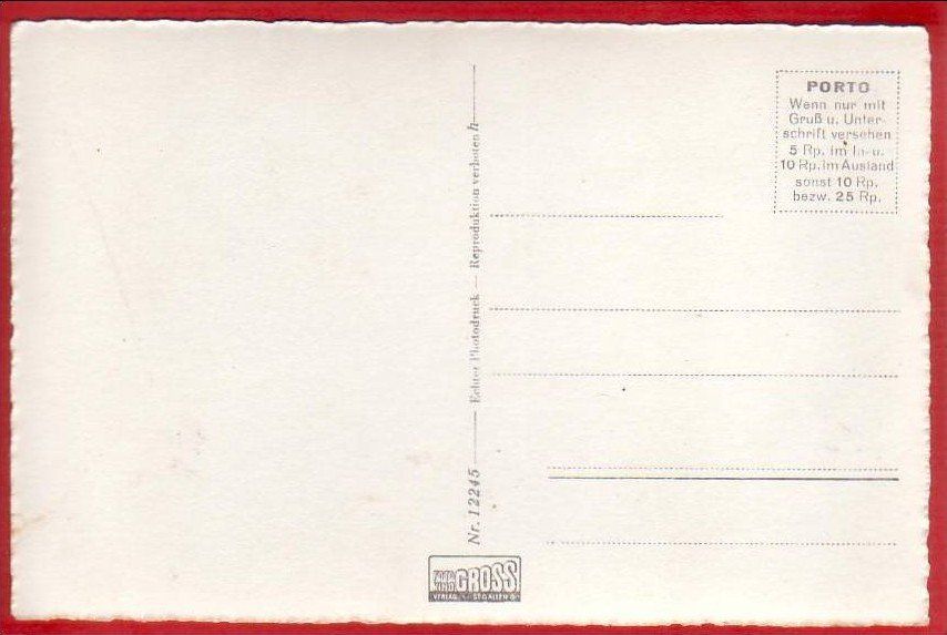 Cartoline postali: STEIN TOGGENBURG – Usato da Grüningen venduto da Kartenlaube 1