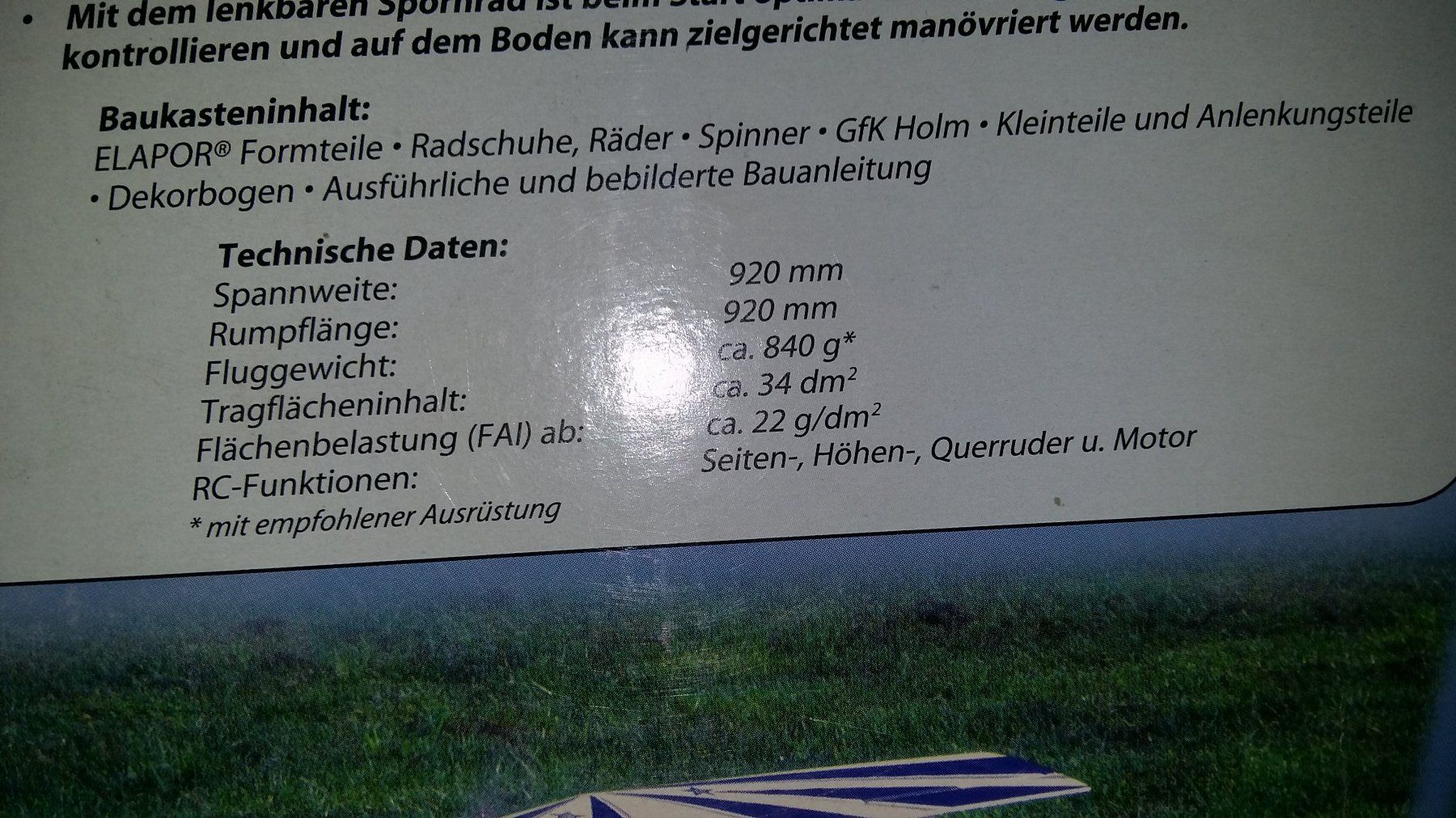 Multiplex RC Modellbau: Multiplex Gemini BK - der Fun-Doppeldecker aus Elapor® – Neu und originalverpackt aus Oschwand von Thermik-XL 9