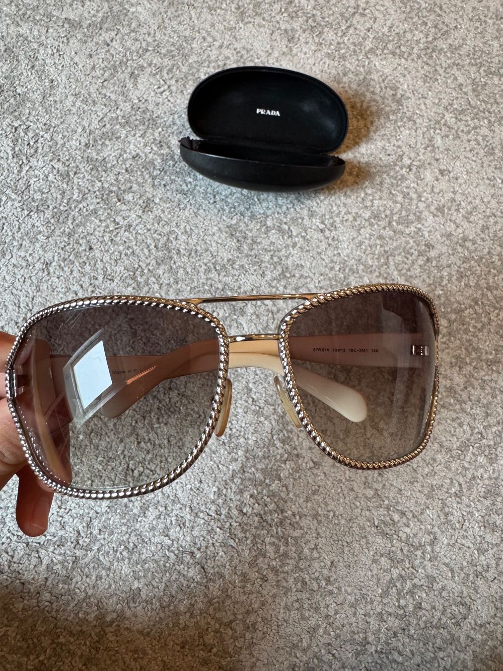 Prada Occhiali & Lenti: Vintage Prada Aviator Sonnenbrille – Usato da Pfaffhausen venduto da Voe 2