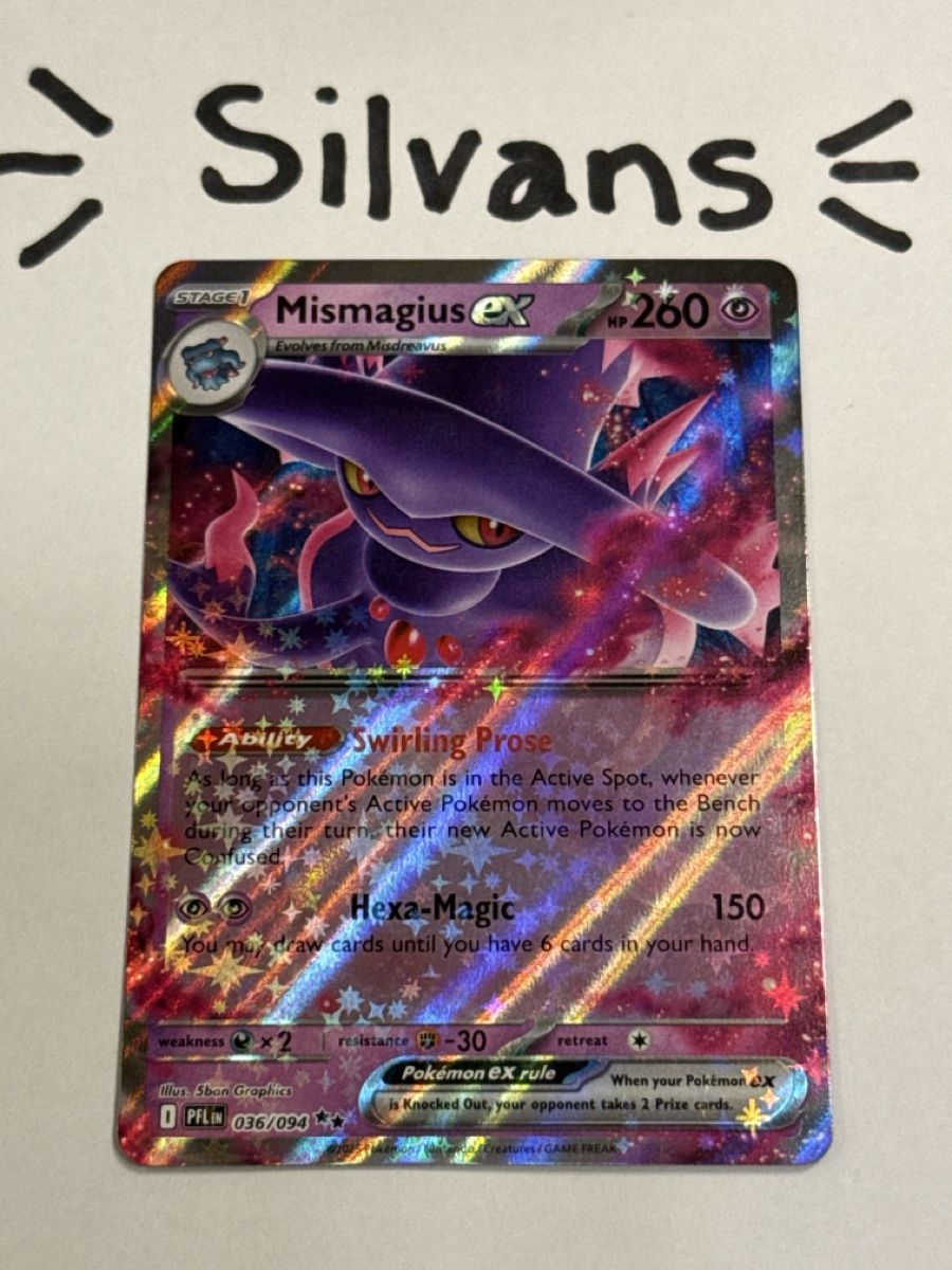 Pokémon Carte collezionabili: Mismagius ex PFL 036 Phantasmal Flames Englisch – Nuovo (secondo la descrizione) da Wil SG venduto da Silvans