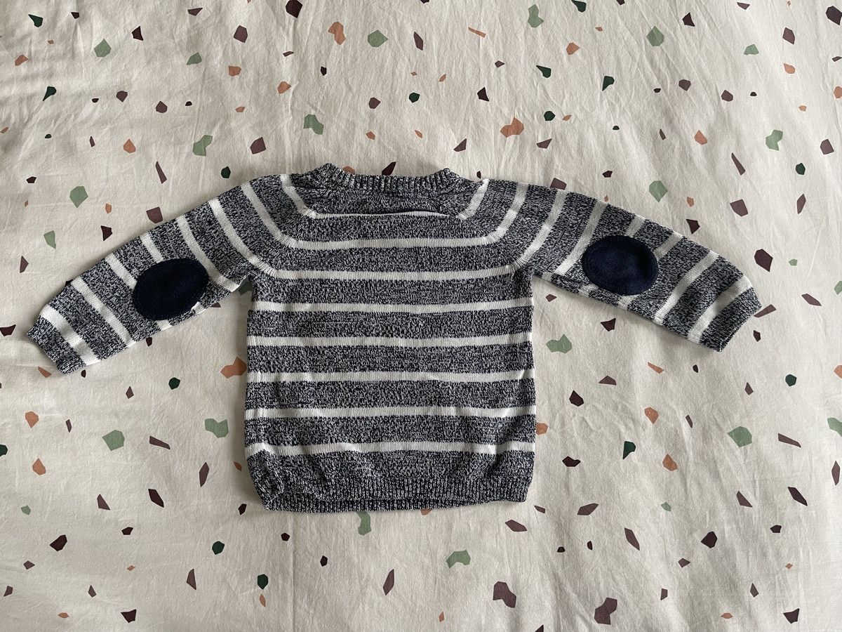 H&M Maglioni & Felpe: H&M Baby Pullover Gr. 74, gestreift mit Anker – Usato da Hirzel venduto da carta9 2