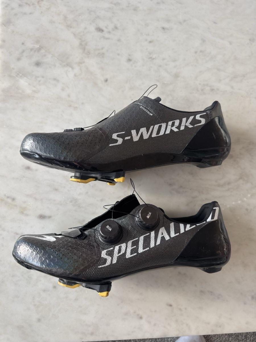 Specialized Scarpe da uomo: Specialized S-Works Road Cycling Size EU 46 – Usato da Zug venduto da Serena_7500 1