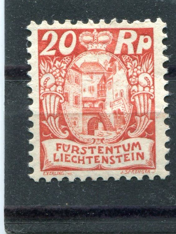 Tutti i francobolli: FL 1924/8 Nr. 69 ungebraucht – Usato da Winterthur venduto da Kyoung