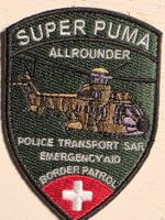 Luftwaffe Abzeichen Badge Super Puma Police transport