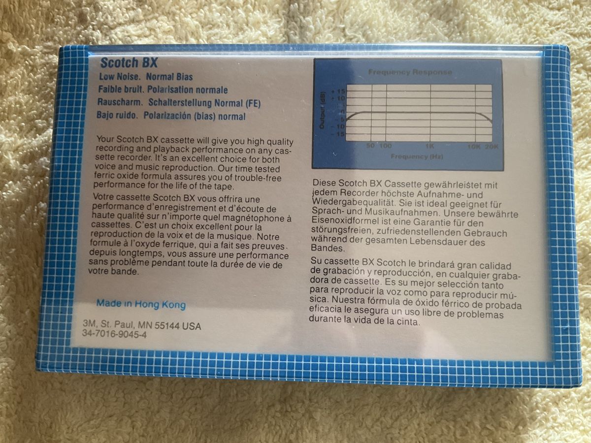 Kompaktkassetten: Musikkassette SCOTCH BX 90 – Neu und originalverpackt aus Steffisburg von miatigi 1