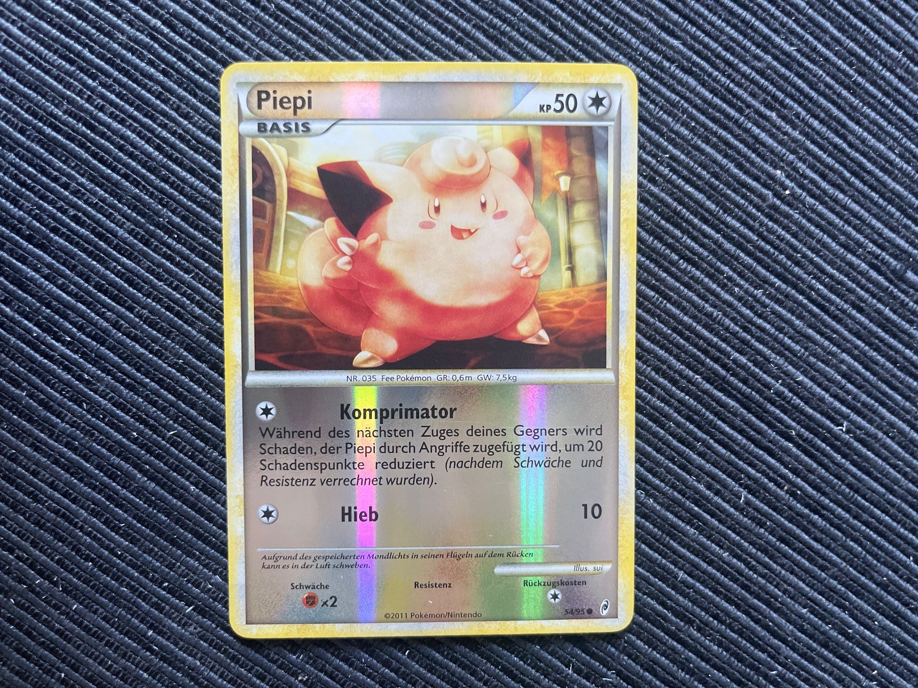 Pokémon Sammelbilder & Trading cards: Pokemon Piepi Reverse Holo Ruf der Legenden near Mint – Neu (gemäss Beschreibung) aus Wabern von Collectfun