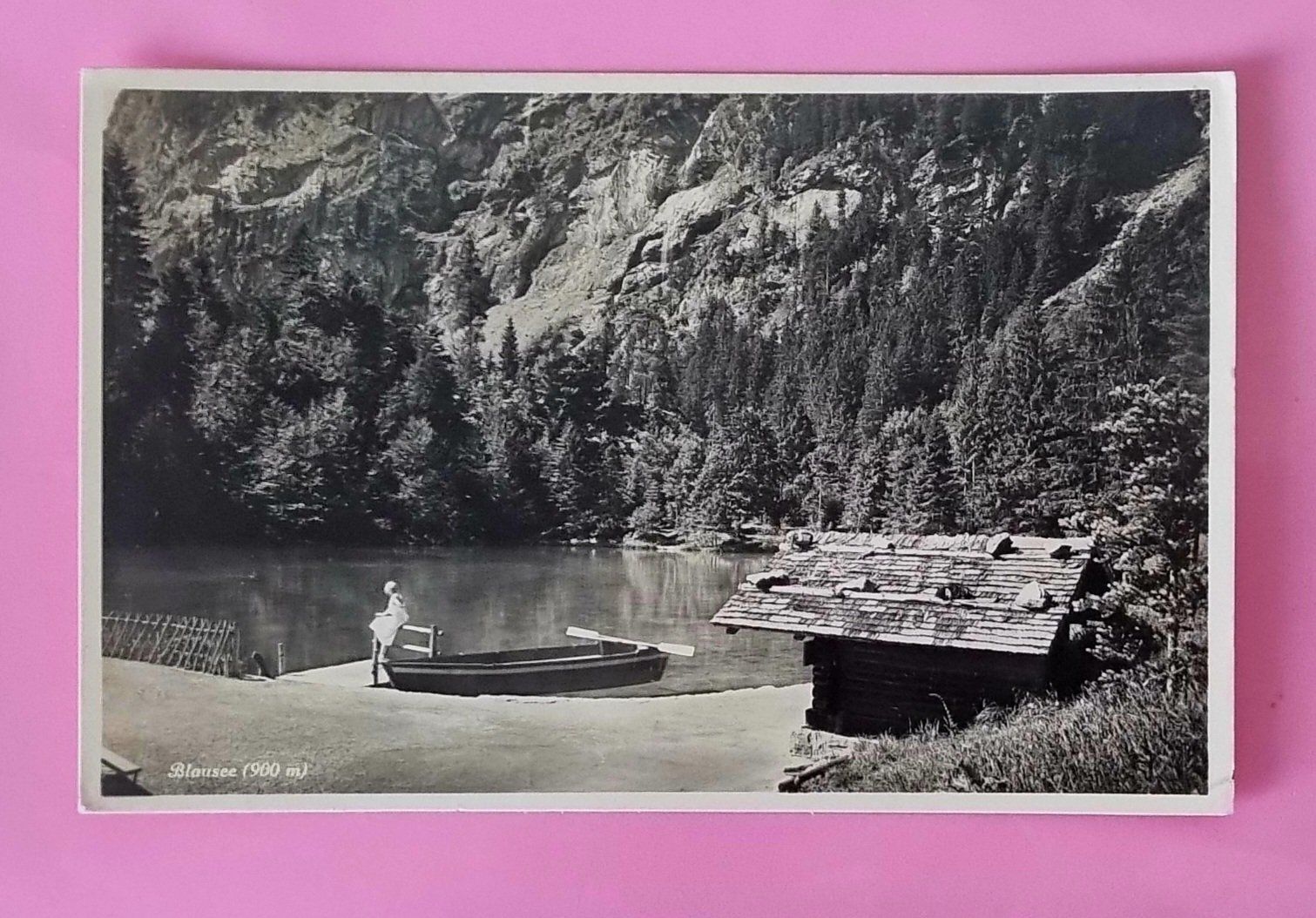 Ansichtskarten: Blausee bei Kandersteg - 1935 – Gebraucht aus Rothrist von RROENK