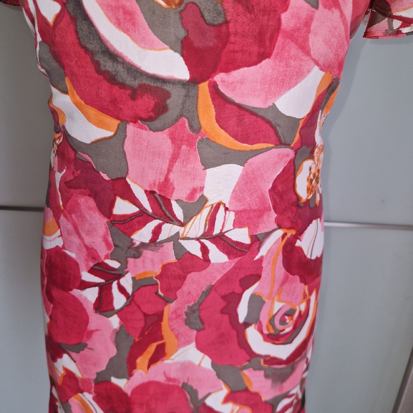 Vestiti: Sommerliches Kleid mit Blumenmuster, Grösse M, OUI – Usato da Gwatt (Thun) venduto da Letzte-Chance-II 2