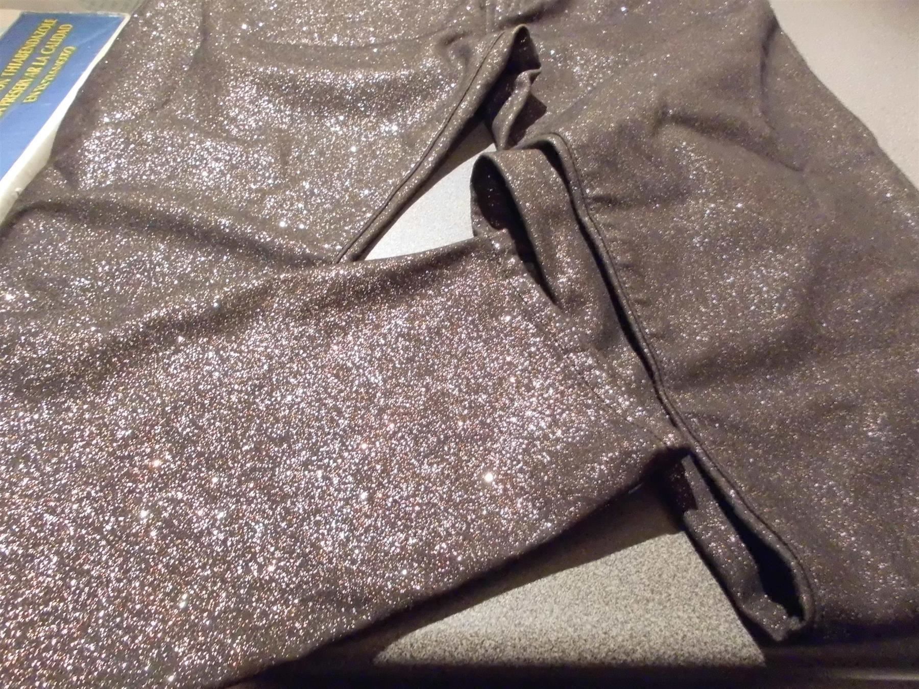 H&M Pantaloni: Hosen Grösse 40, H&M, schwarz/Glitzer – Usato da Zürich venduto da abraxas1291 1