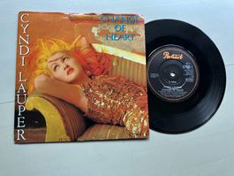 CYNDI LAUPER tolle Single Change of heart Kult 80's UK Top