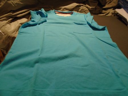 T-Shirt Grösse S, S. Oliver, hellblau, Brusttasche