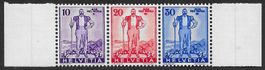 1936: Einzelwerte aus PP-Block Nr.W5-7 **