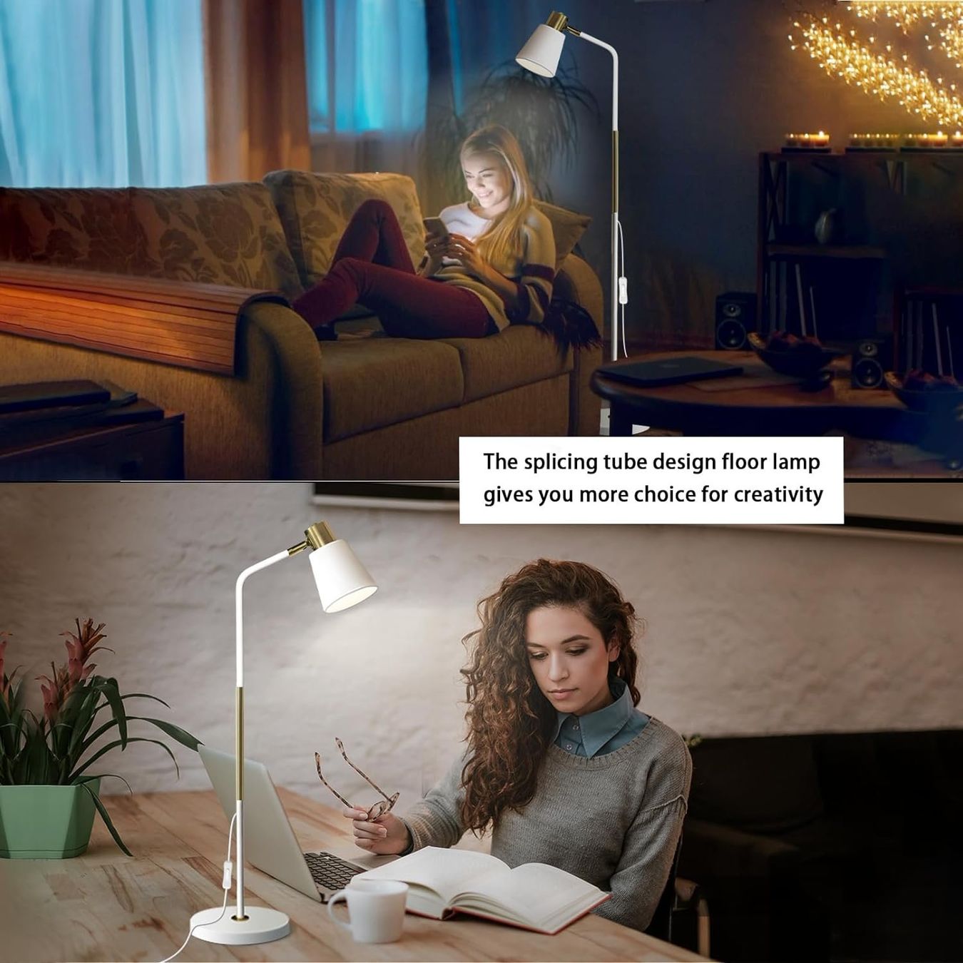 Lampade: Stehlampe LED klassisch, Stehleuchte höhenverstellbar, E27 – Nuovo e nell'imballaggio originale da Zürich venduto da MueDes 4
