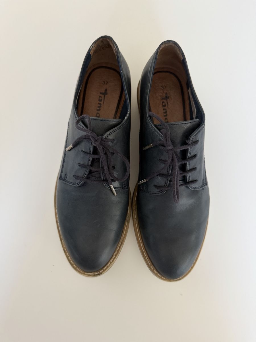 Tamaris Damenschuhe: Tamaris Schnürschuhe Gr. 37  Leder – Gebraucht aus Basel von Ksjusha 1