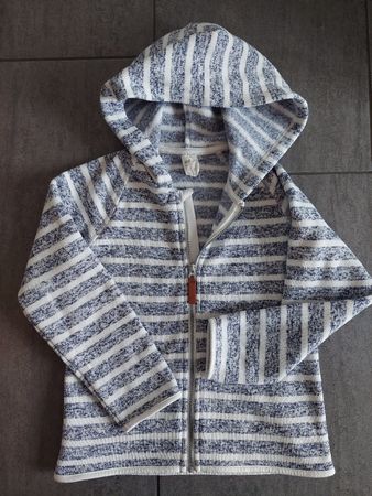 H&M Strickjacke mit Kapuze, Grösse 104